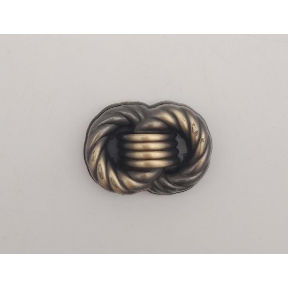 Çanta Aksesuar Antik Çift Daire Mıknatıslı Kilit