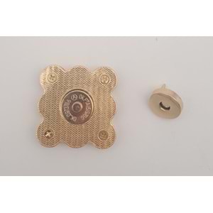 Çanta Aksesuar Light Gold Renk 4.5 cm Mıknatıslı Kilit