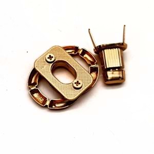 Çanta Aksesuar Light Gold Renk Çift Halkalı Cha Model