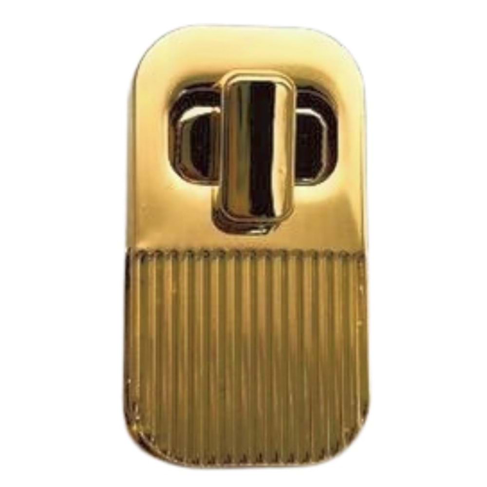Çanta Aksesuar 4x2 cm Light Gold Kilit