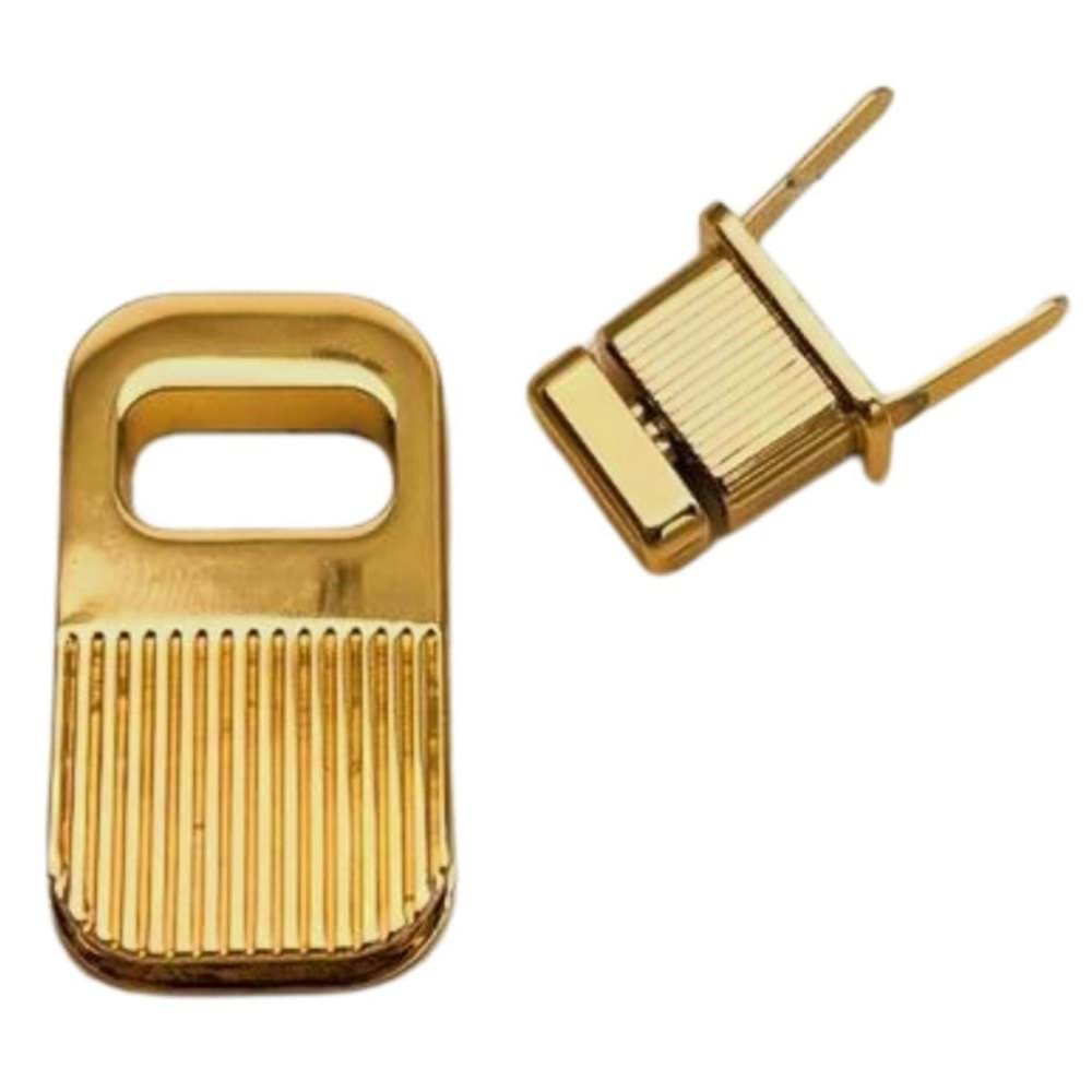 Çanta Aksesuar 4x2 cm Light Gold Kilit
