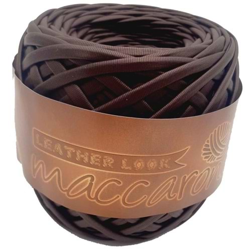 Çanta Aksesuar Koyu Kahve Renk Maccaroni Deri İp