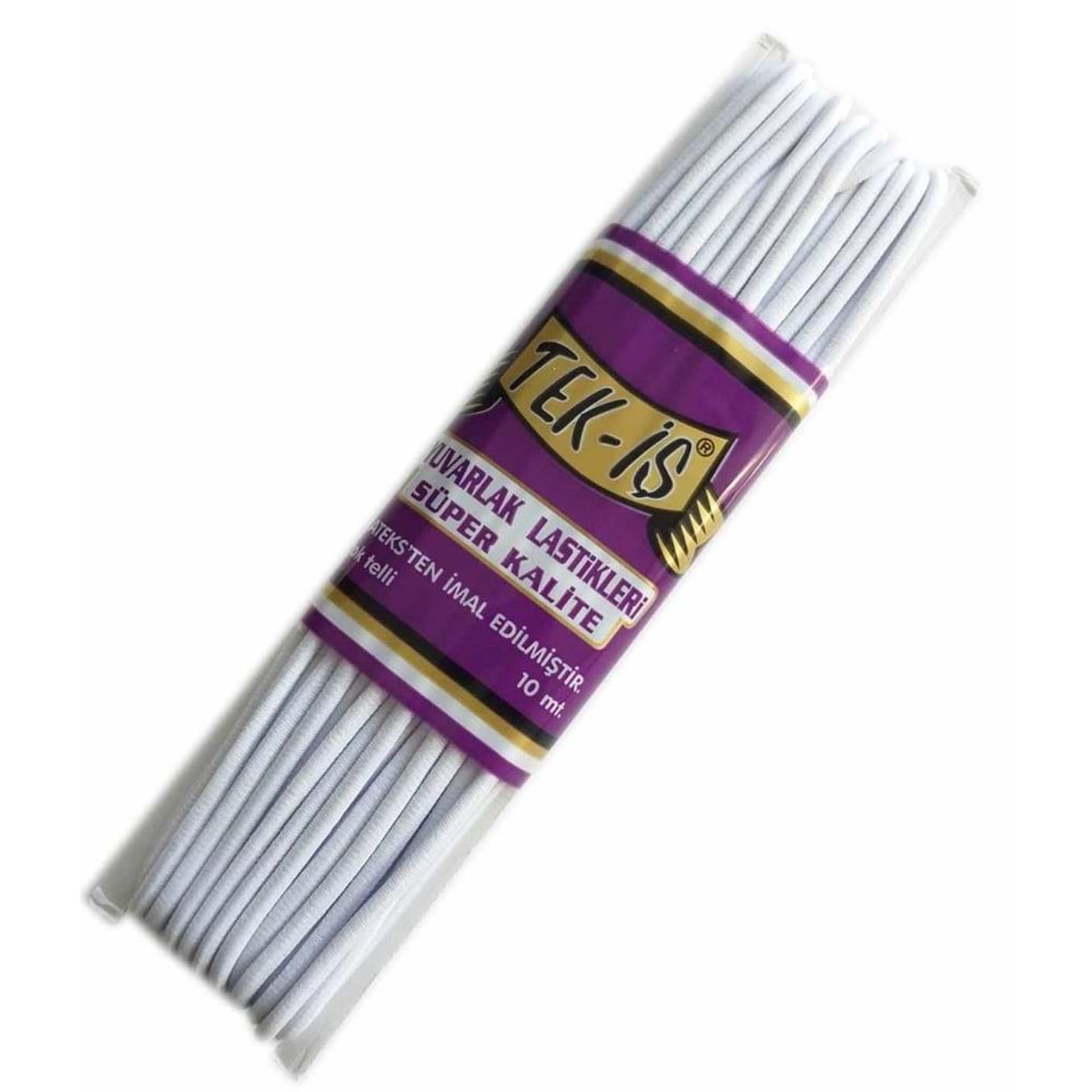 Çanta Aksesuar Lastik Yuvarlak Beyaz