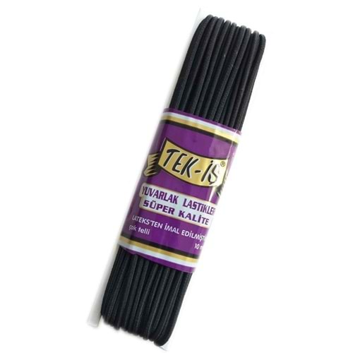 Çanta Aksesuar Lastik Yuvarlak Siyah