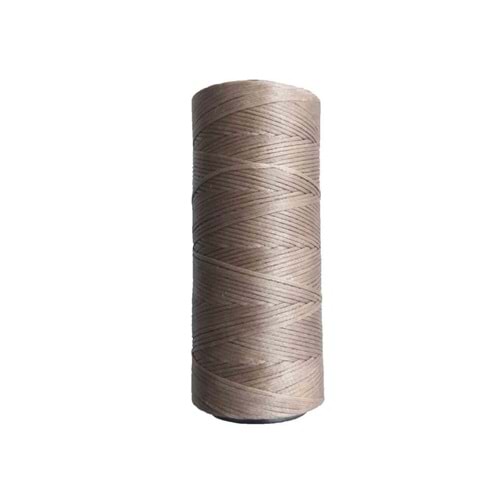 Çanta Aksesuar Mumlu Deri Dikme İpi Bobin Vizon Renk