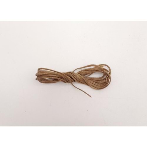 Çanta Aksesuar Vizon Mumlu Deri Dikme İpi 1 Metre