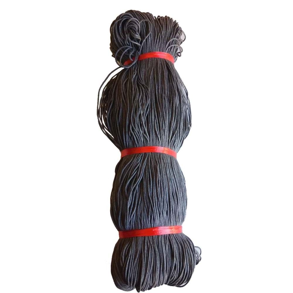 Çanta Aksesuar Gri Renk Mumlu Koton İp