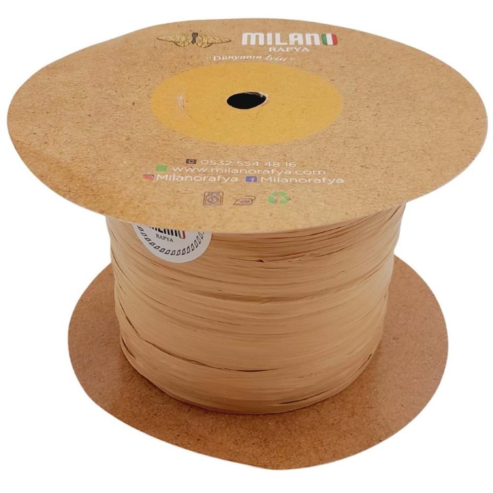 Çanta Aksesuar Milano Rafya Karamel Renk 100 gr