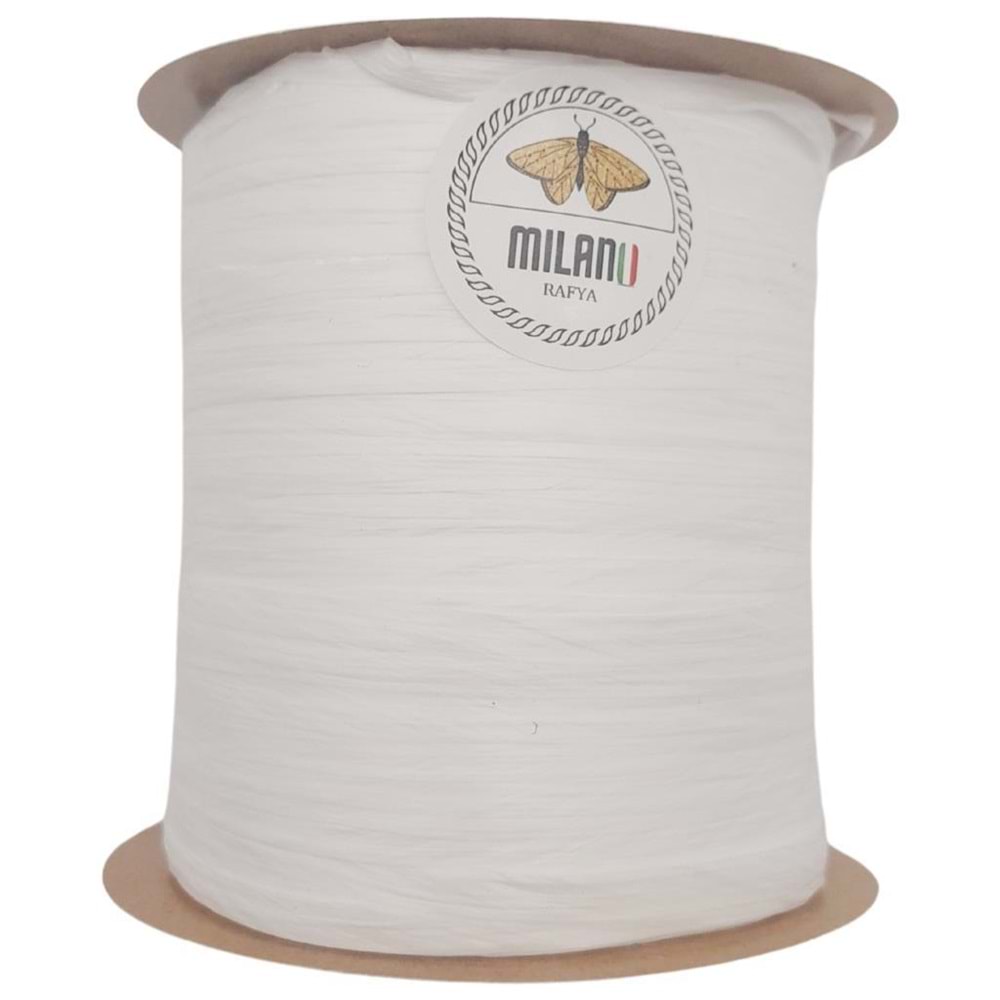 Çanta Aksesuar Milano Rafya Beyaz Renk 100 gr