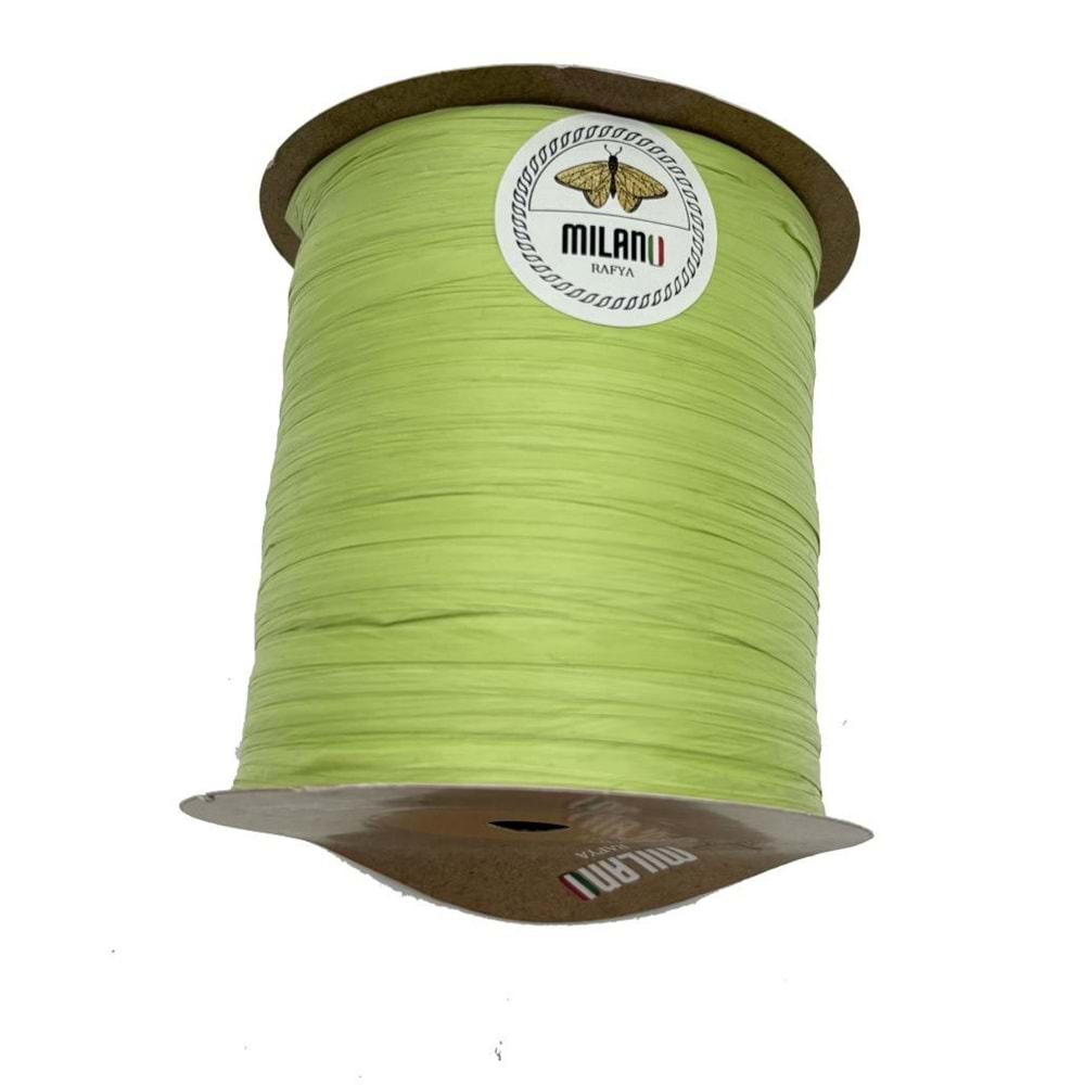 Çanta Aksesuar Milano Rafya Neon Yeşil Renk 100 gr (NO:27)
