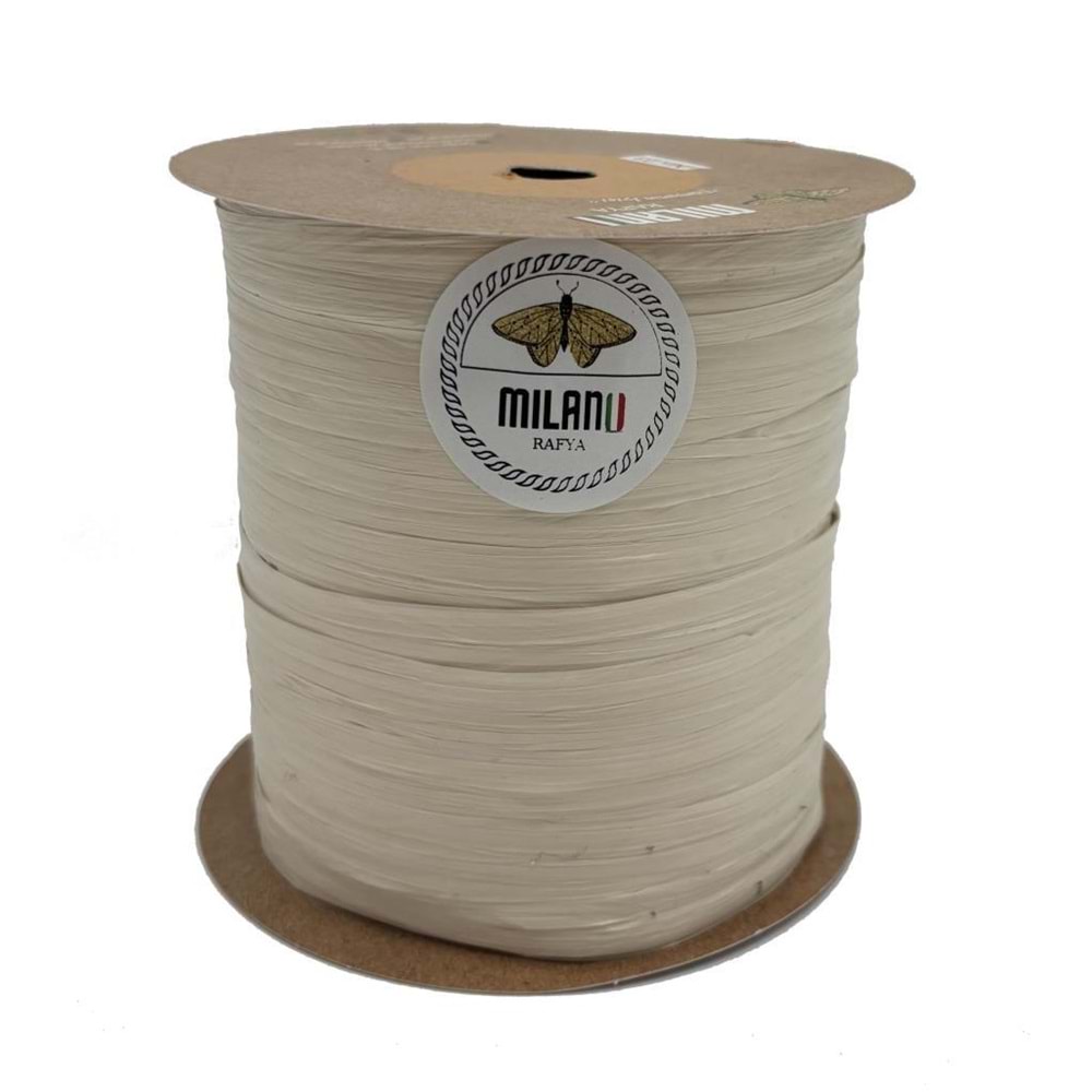 Çanta Aksesuar Milano Rafya Kemik Renk 100 gr (NO:23)