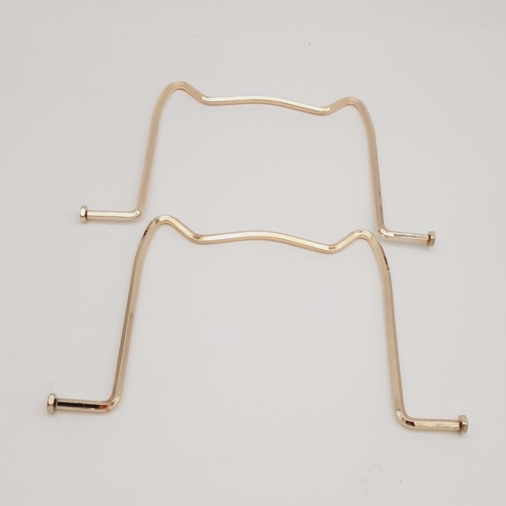 Çanta Aksesuar 22 Cm Martı Model Light Gold Metal Sap