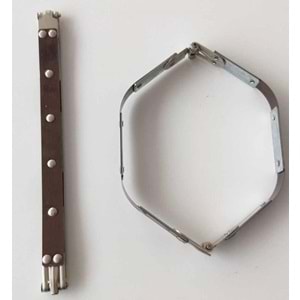 Çanta Aksesuar Metal Çanta Ağzı 20 Cm Örgü Çanta İçin