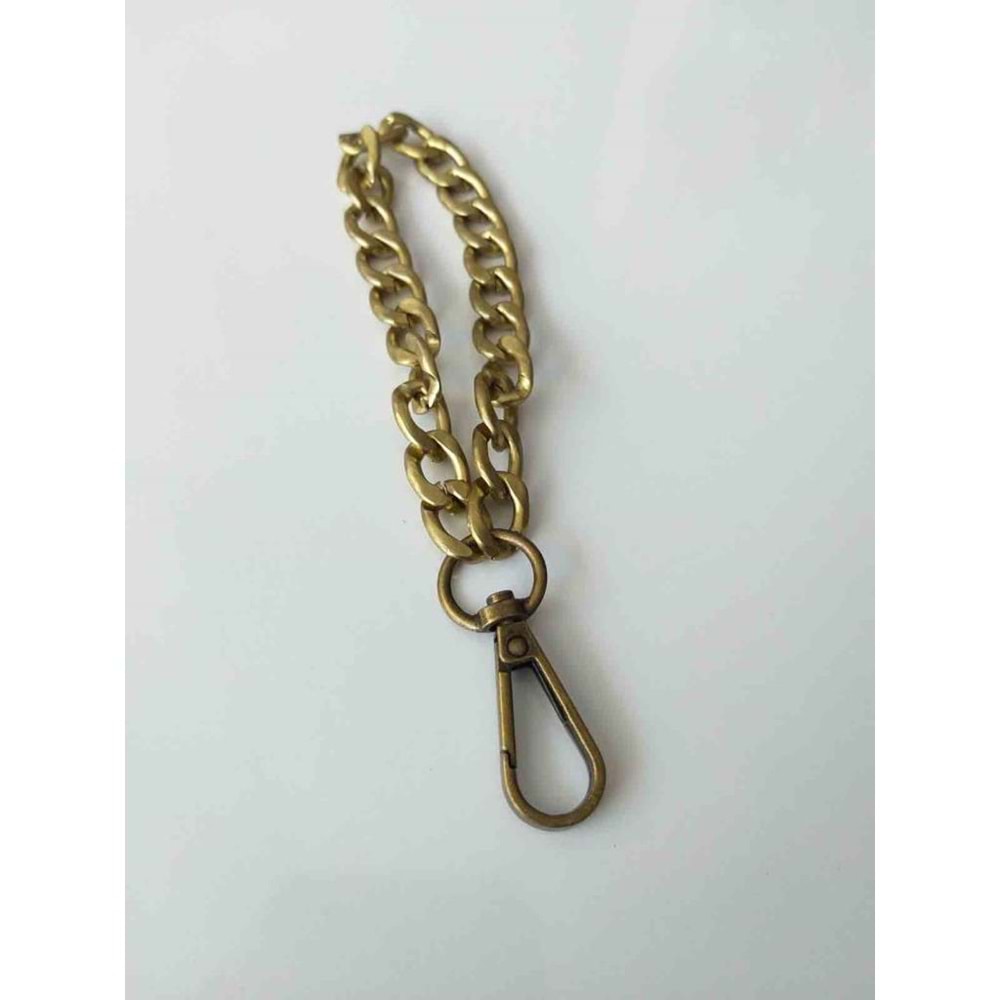 Çanta Aksesuar Zincirli Elcik Antik Renk