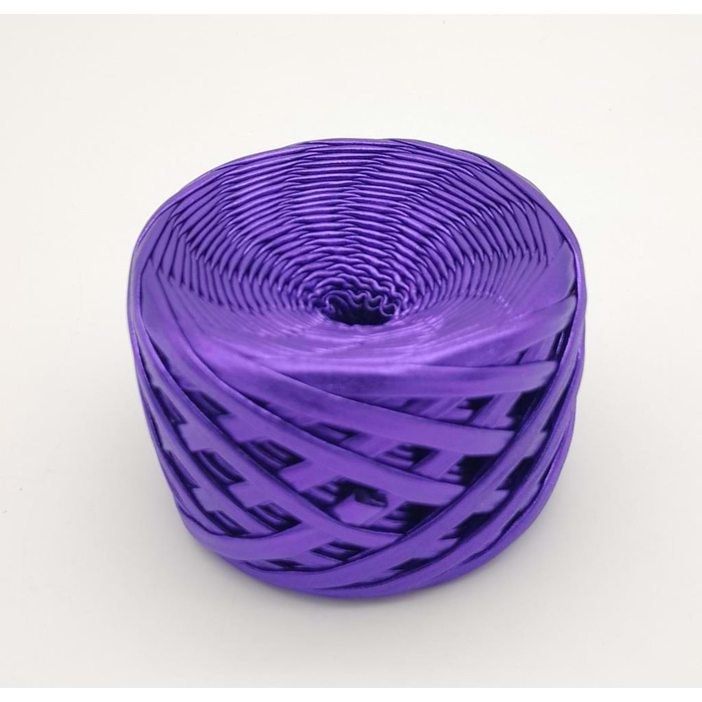 Çanta Aksesuar Mor Renk Metalik İp