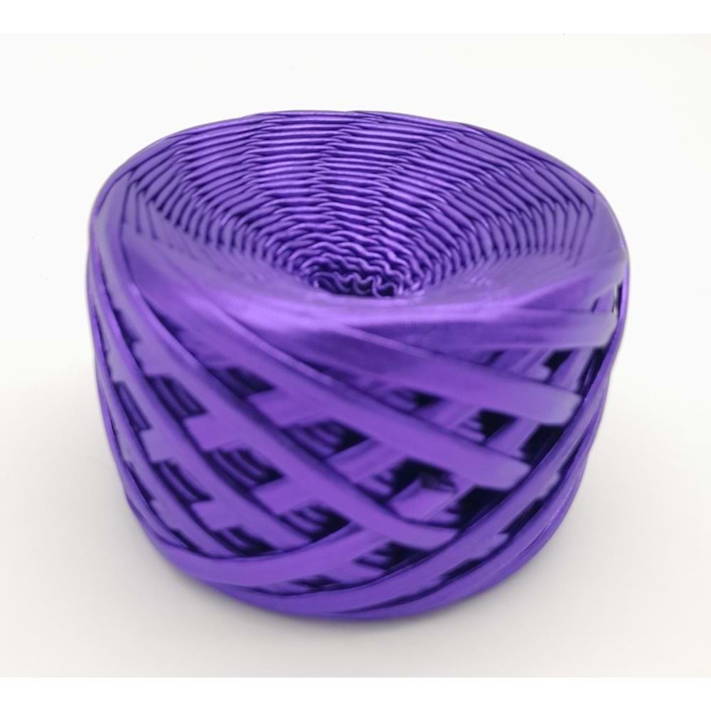 Çanta Aksesuar Mor Renk Metalik İp