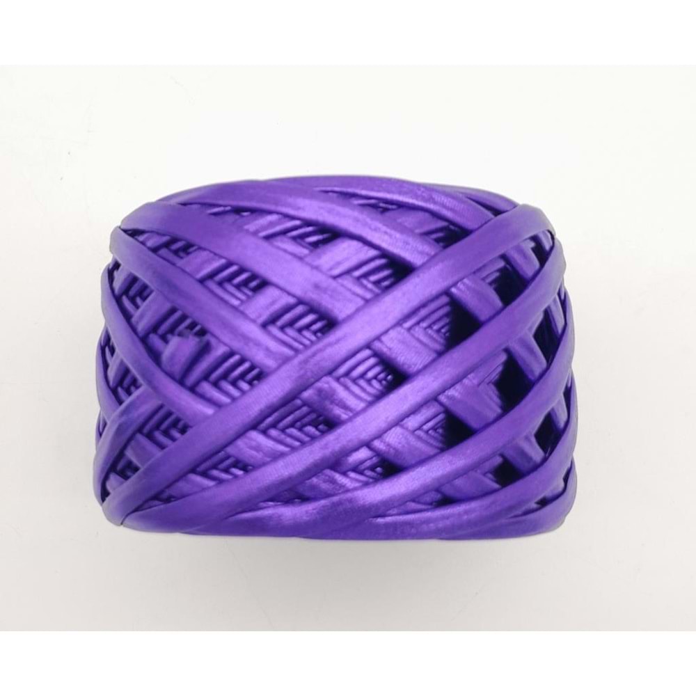 Çanta Aksesuar Mor Renk Metalik İp