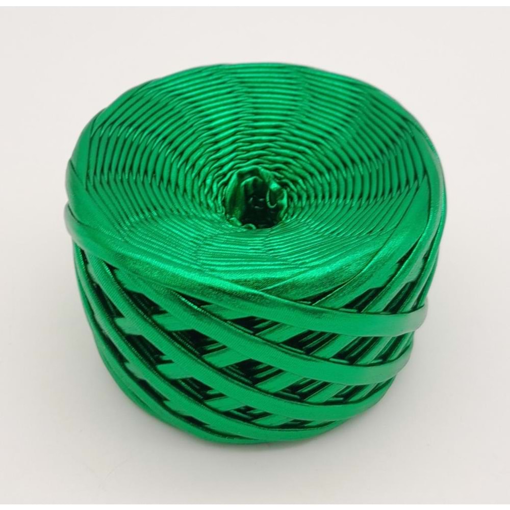 Çanta Aksesuar Yeşil Renk Metalik İp