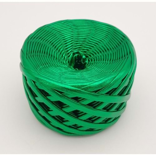 Çanta Aksesuar Yeşil Renk Metalik İp