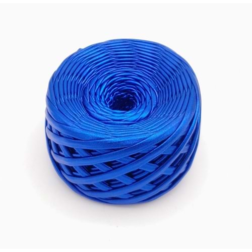 Çanta Aksesuar Mavi Renk Metalik İp