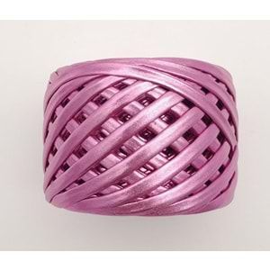 Çanta Aksesuar Pembe Renk Metalik İp