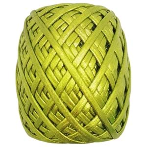 Çanta Aksesuar Yarnia Metalik İp Limon Yeşili Renk