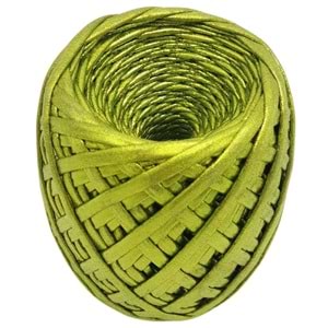 Çanta Aksesuar Yarnia Metalik İp Limon Yeşili Renk