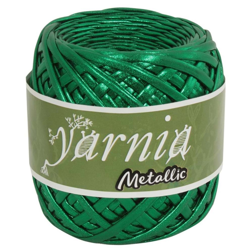 Çanta Aksesuar Yarnia Metalik İp Mint Yeşili Renk