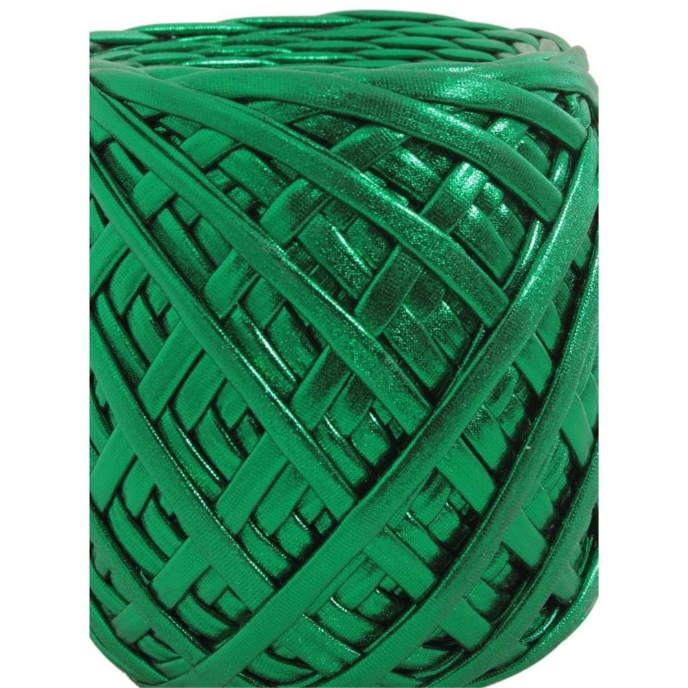 Çanta Aksesuar Yarnia Metalik İp Mint Yeşili Renk