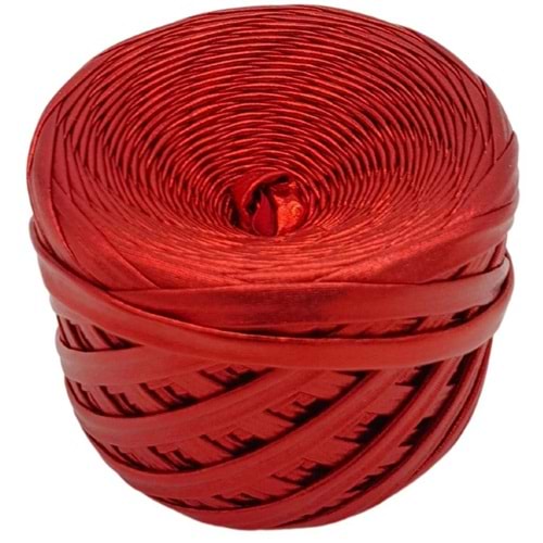 Çanta Aksesuar Kırmızı Renk Metalik İp