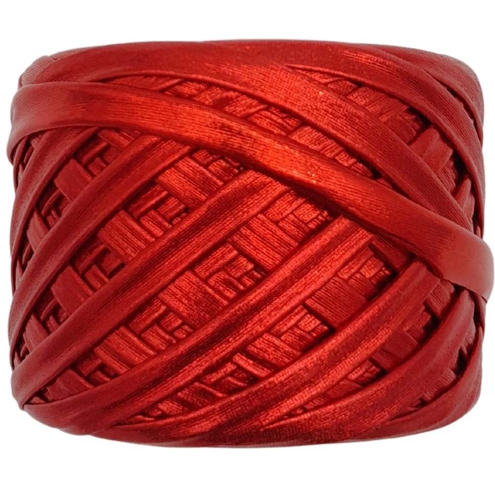 Çanta Aksesuar Kırmızı Renk Metalik İp