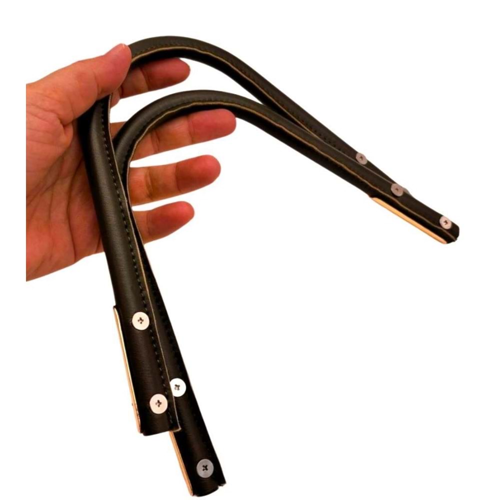 Çanta Aksesuar ZT Model Suni Derili Metal Çanta Sapı Haki Yeşil Renk Light Gold Metal