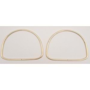 Çanta Aksesuar 12.5 cm D Model Light Gold Renk Metal Çanta Tutma Sapı