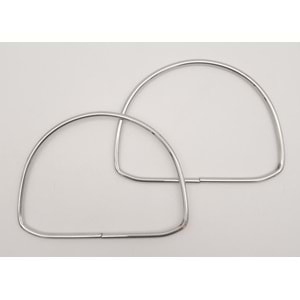 Çanta Aksesuar 12.5 cm D Model Gümüş Renk Metal Çanta Tutma Sapı