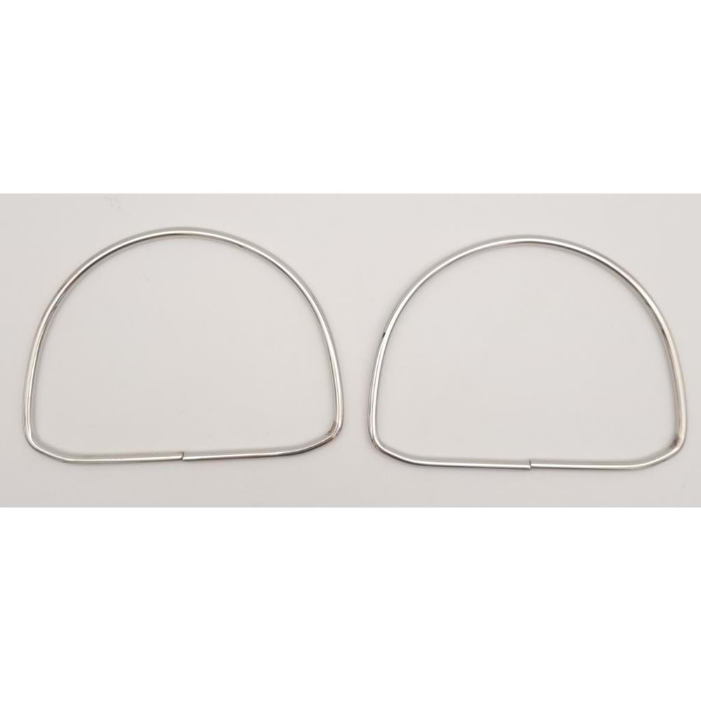 Çanta Aksesuar 12.5 cm D Model Gümüş Renk Metal Çanta Tutma Sapı