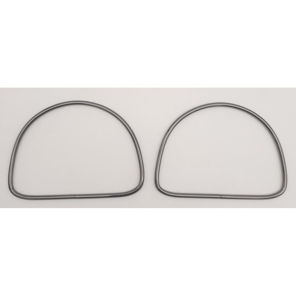 Çanta Aksesuar 12.5 cm D Model Füme Renk Metal Çanta Tutma Sapı