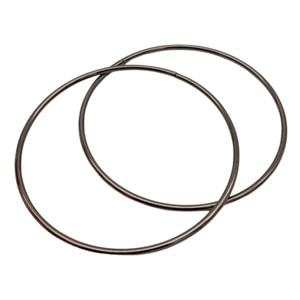 Çanta Aksesuar 15 Cm Yuvarlak Metal Çanta Sapı Füme Renk