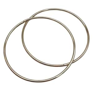 Çanta Aksesuar 15 Cm Yuvarlak Metal Çanta Sapı Gümüş Renk