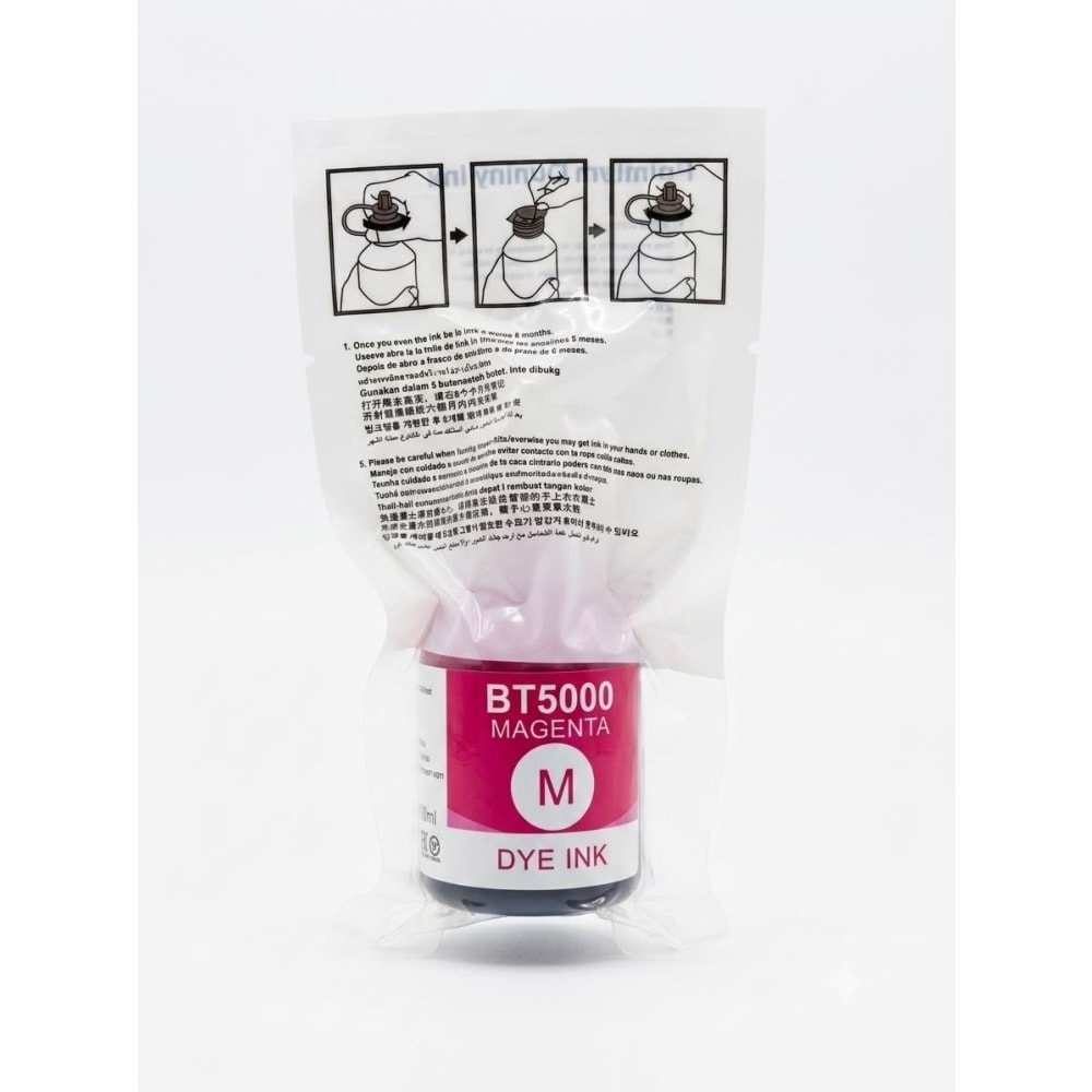 Brother Bt-5000M Kırmızı Muadil Mürekkep 45 ml