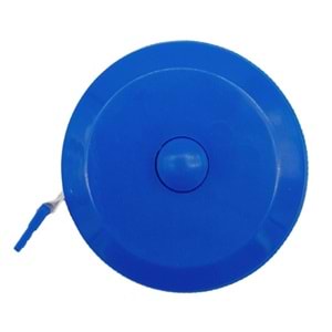 Çanta Aksesuar 150 cm Çek Bırak Metre Mezura Mavi Renk