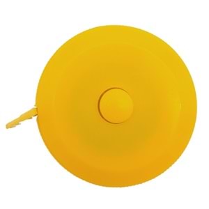 Çanta Aksesuar 150 cm Çek Bırak Metre Mezura Sarı Renk