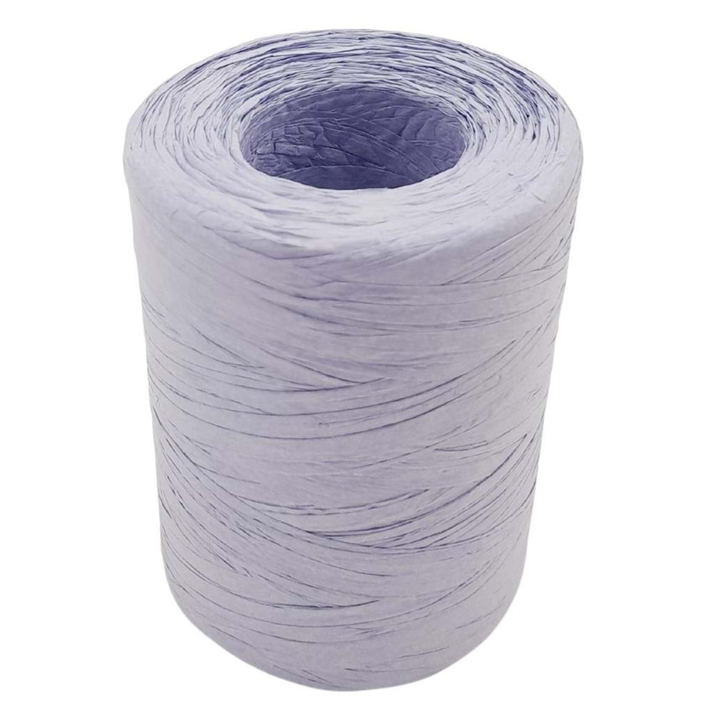 Çanta Aksesuar 100 gr İthal Bambu Natural Soft Rafya Lila Renk No:D25