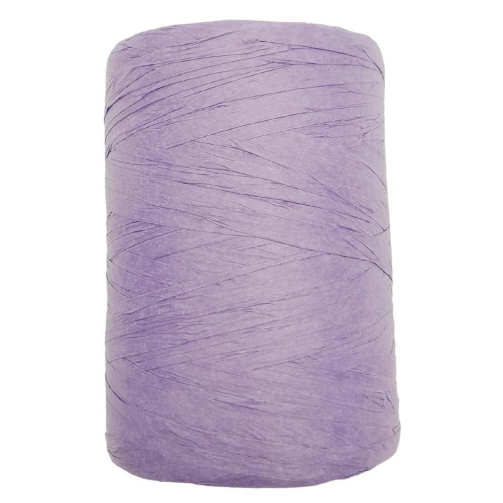 Çanta Aksesuar 100 gr İthal Bambu Natural Soft Rafya Mor Renk No:D42