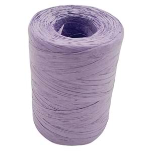 Çanta Aksesuar 100 gr İthal Bambu Natural Soft Rafya Mor Renk No:D42