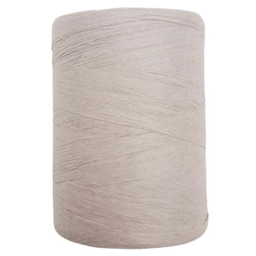 Çanta Aksesuar 100 gr İthal Bambu Natural Soft Rafya Açık Gri Renk No:D82