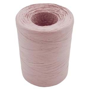 Çanta Aksesuar 100 gr İthal Bambu Natural Soft Rafya Pudra Renk No:D89