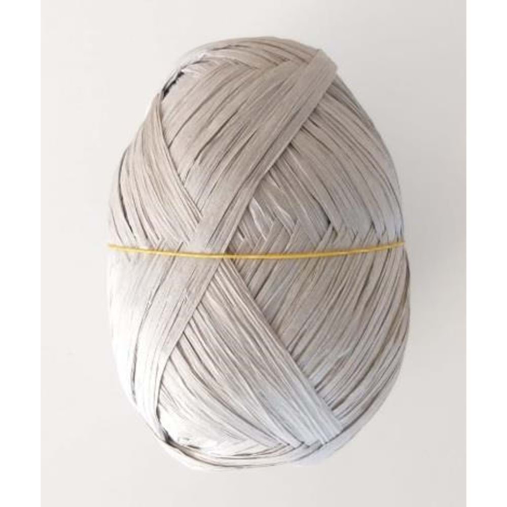 Çanta Aksesuar Özel Sarım Rafya No:13 Açık Gri