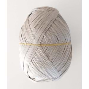 Çanta Aksesuar Özel Sarım Rafya No:13 Açık Gri