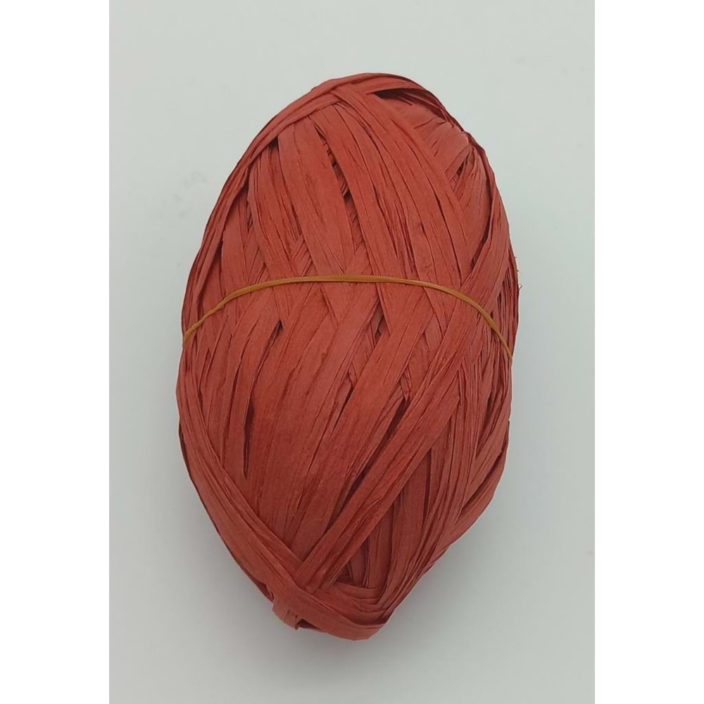 Çanta Aksesuar Özel Sarım Rafya Koyu Kırmızı