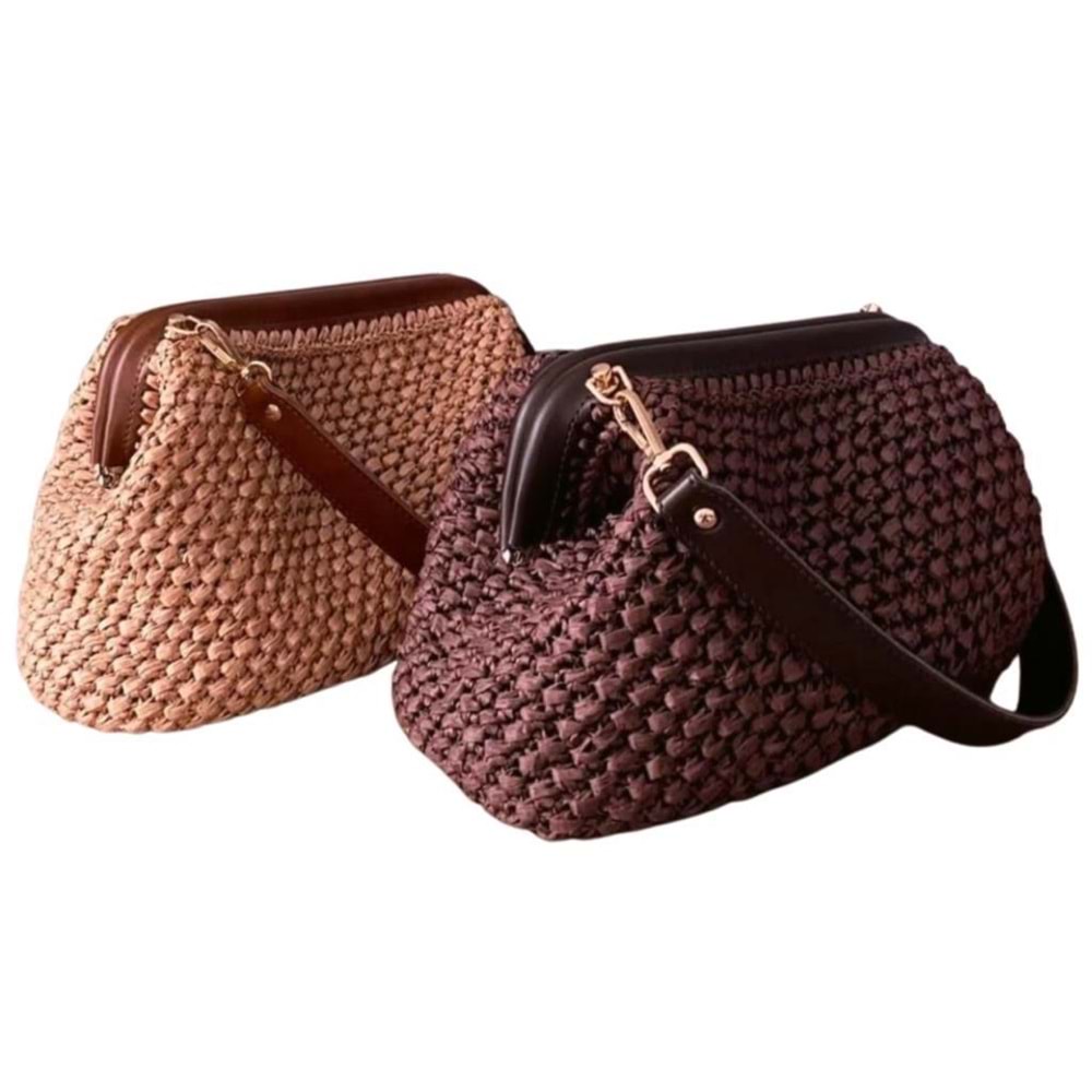 Çanta Aksesuar Nezcraft Model Örgü Çanta Seti